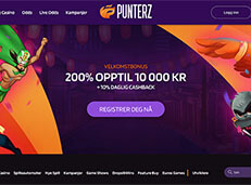 Punterz casino screenshot