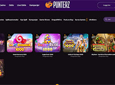 Punterz casino screenshot